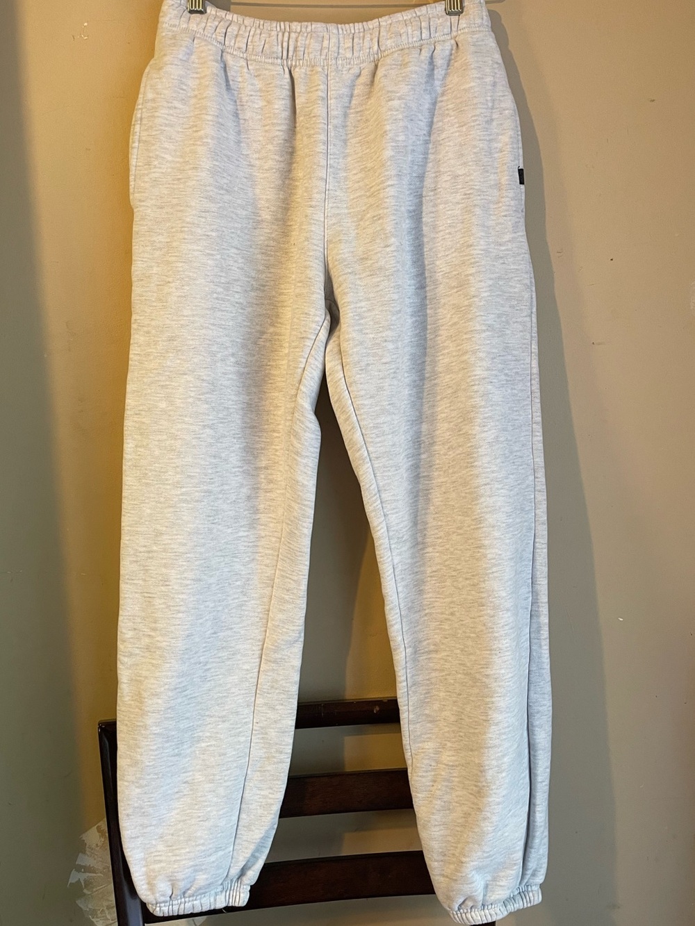 Cotton On Body Heather Grey Fleece Lined Jogger Sweatpants Size Medium